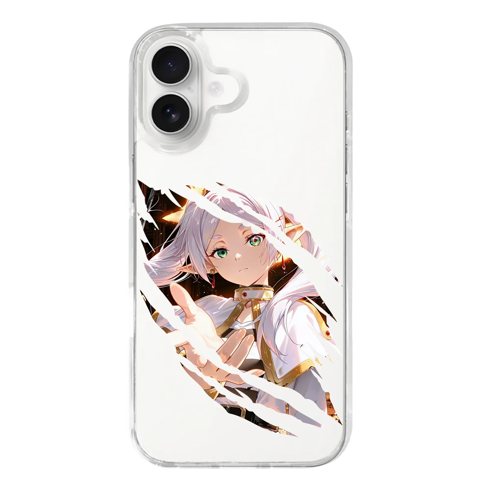 葬送のフリーレン（Frieren） グッズ,フリーレン（Frieren） - iPhone 17シリーズ 透明スマホケース – 薄型・耐衝撃・精密フィット保護カバー